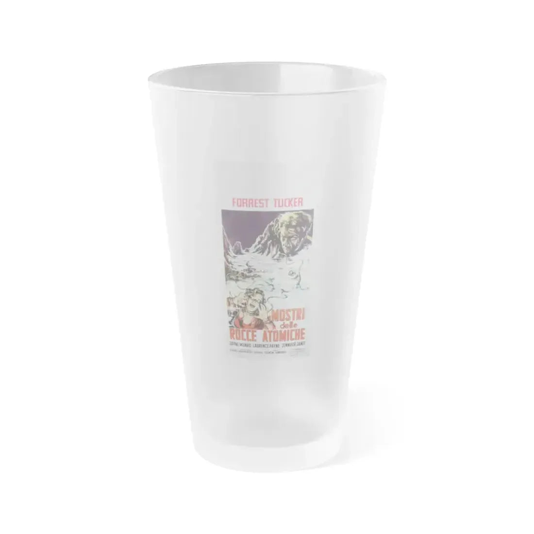 THE CRAWLING EYE (2) 1958 Movie Poster - Frosted Pint Glass 16oz 16oz Frosted - Go Mug Yourself