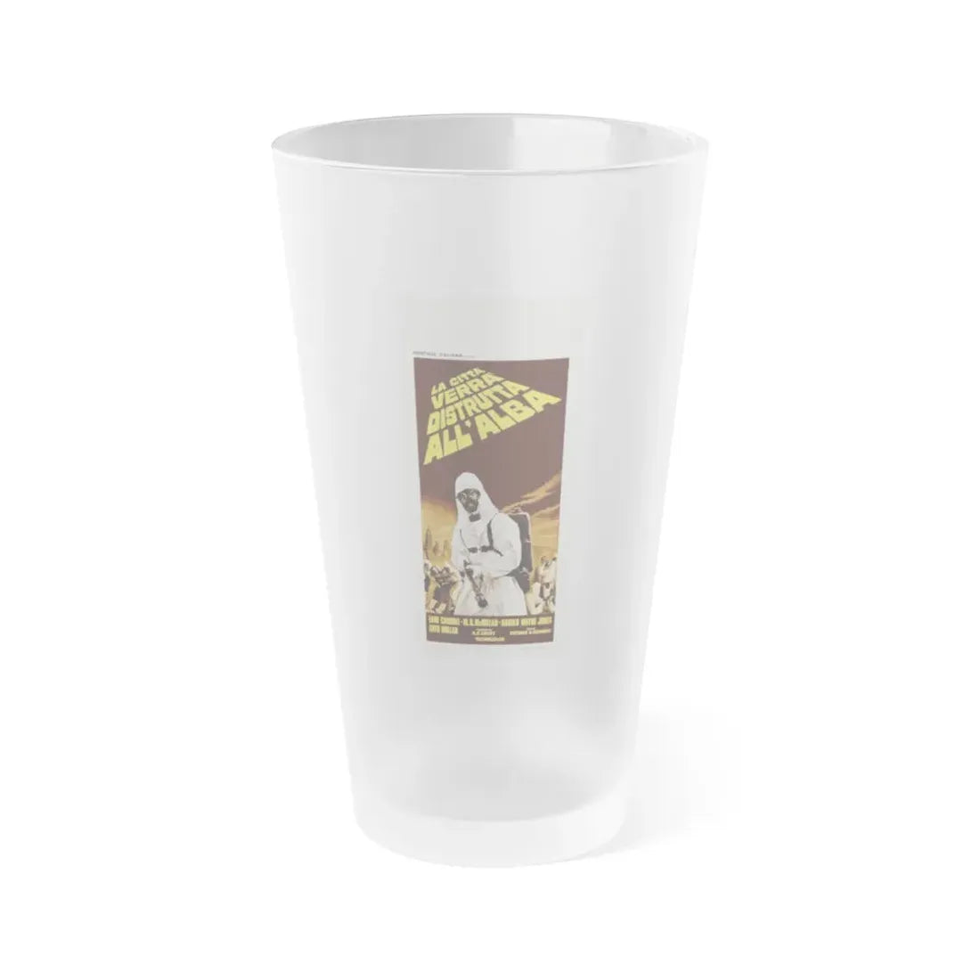 THE CRAZIES 1973 Movie Poster - Frosted Pint Glass 16oz 16oz Frosted - Go Mug Yourself
