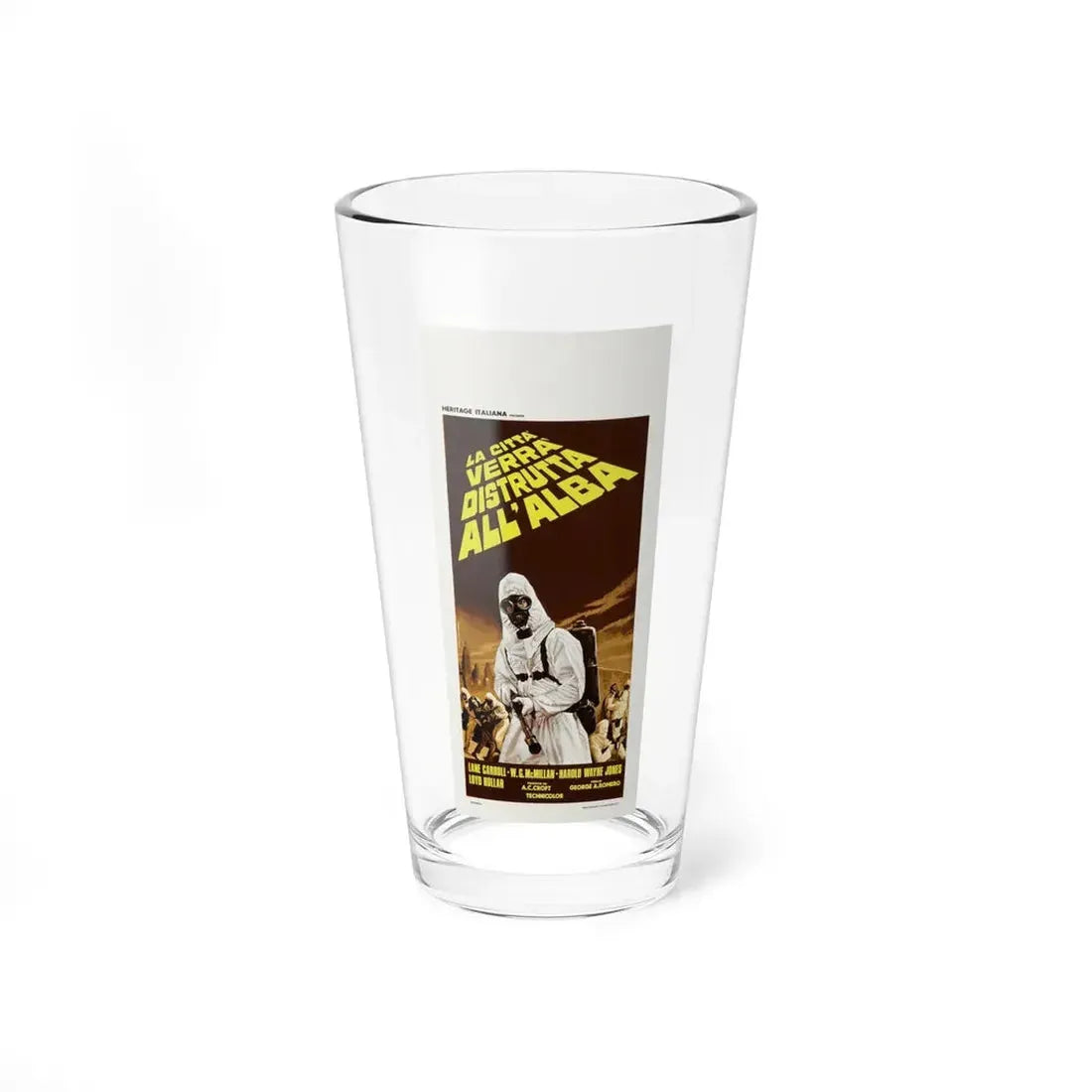 THE CRAZIES 1973 Movie Poster - Pint Glass 16oz 16oz - Go Mug Yourself