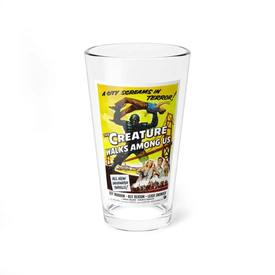 THE CREATURE WALKS AMONG US (2) 1956 Movie Poster - Pint Glass 16oz 16oz - Go Mug Yourself
