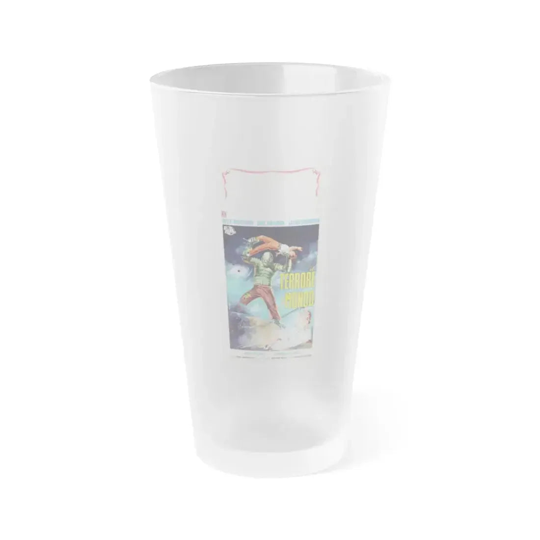 THE CREATURE WALKS AMONG US (ITALIAN 2) 1956 Movie Poster - Frosted Pint Glass 16oz 16oz Frosted - Go Mug Yourself