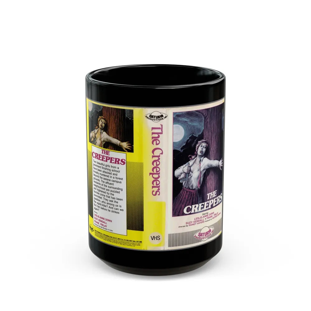 THE CREEPERS (VHS COVER) - Black Coffee Mug-15oz-Go Mug Yourself