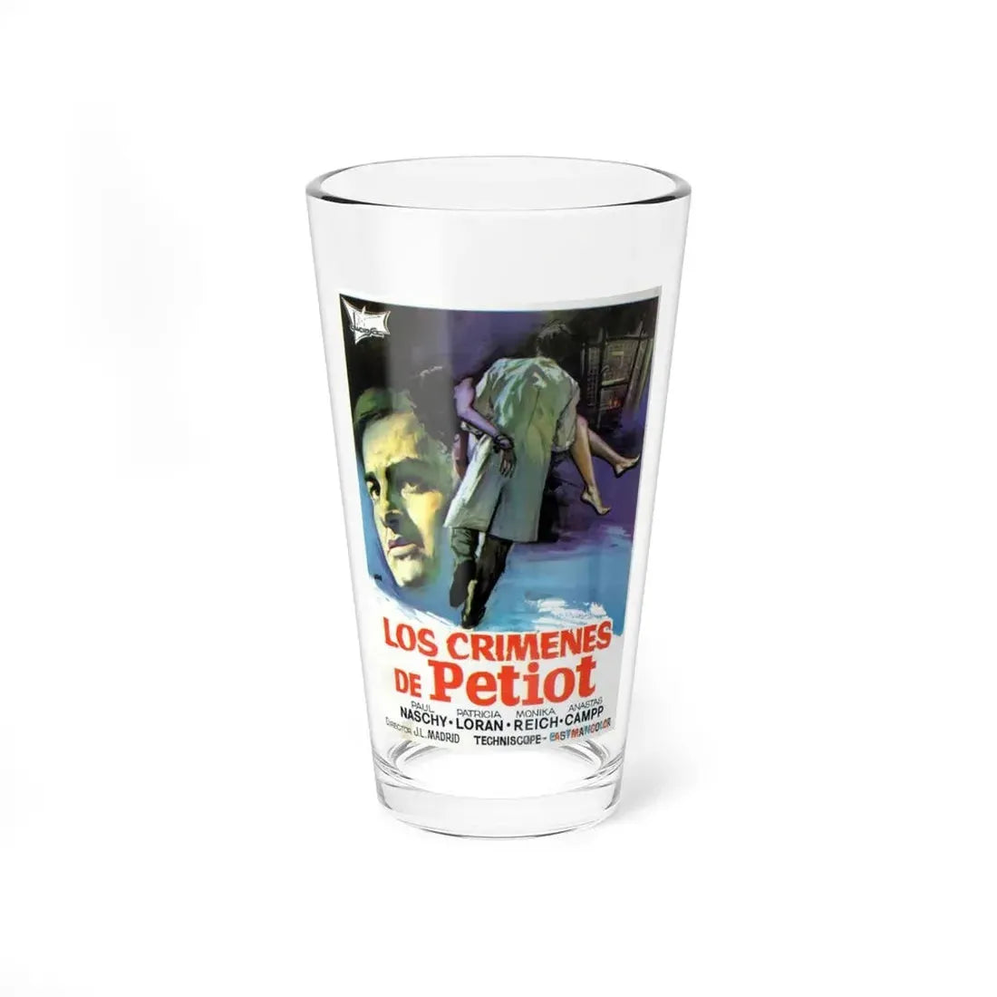 THE CRIMES OF PETIOT 1973 Movie Poster - Pint Glass 16oz 16oz - Go Mug Yourself