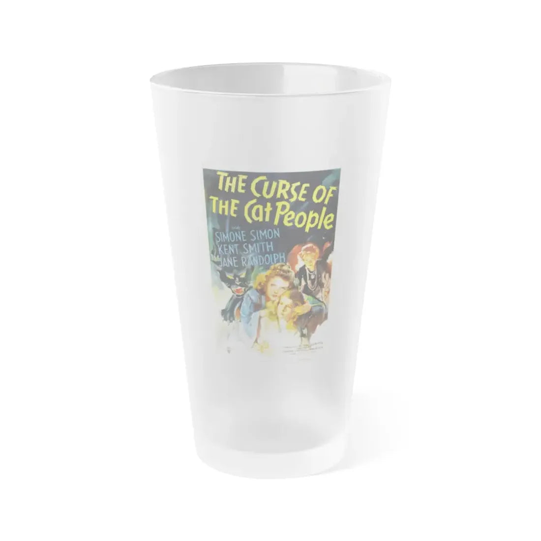 THE CURSE OF THE CAT PEOPLE 1944 Movie Poster - Frosted Pint Glass 16oz 16oz Frosted - Go Mug Yourself