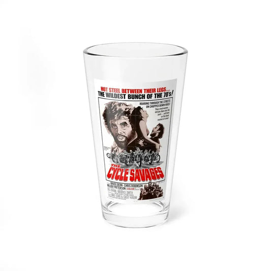 THE CYCLE SAVAGES 1969 Movie Poster - Pint Glass 16oz 16oz - Go Mug Yourself