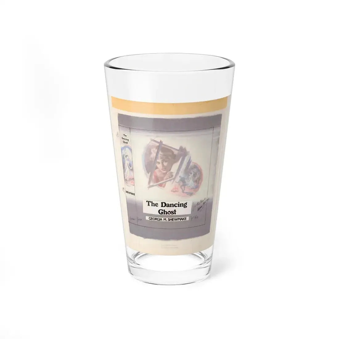 The Dancing Ghost by Georgia M. Shewmake (Avalon Books, 1986) - Pint Glass 16oz 16oz - Go Mug Yourself