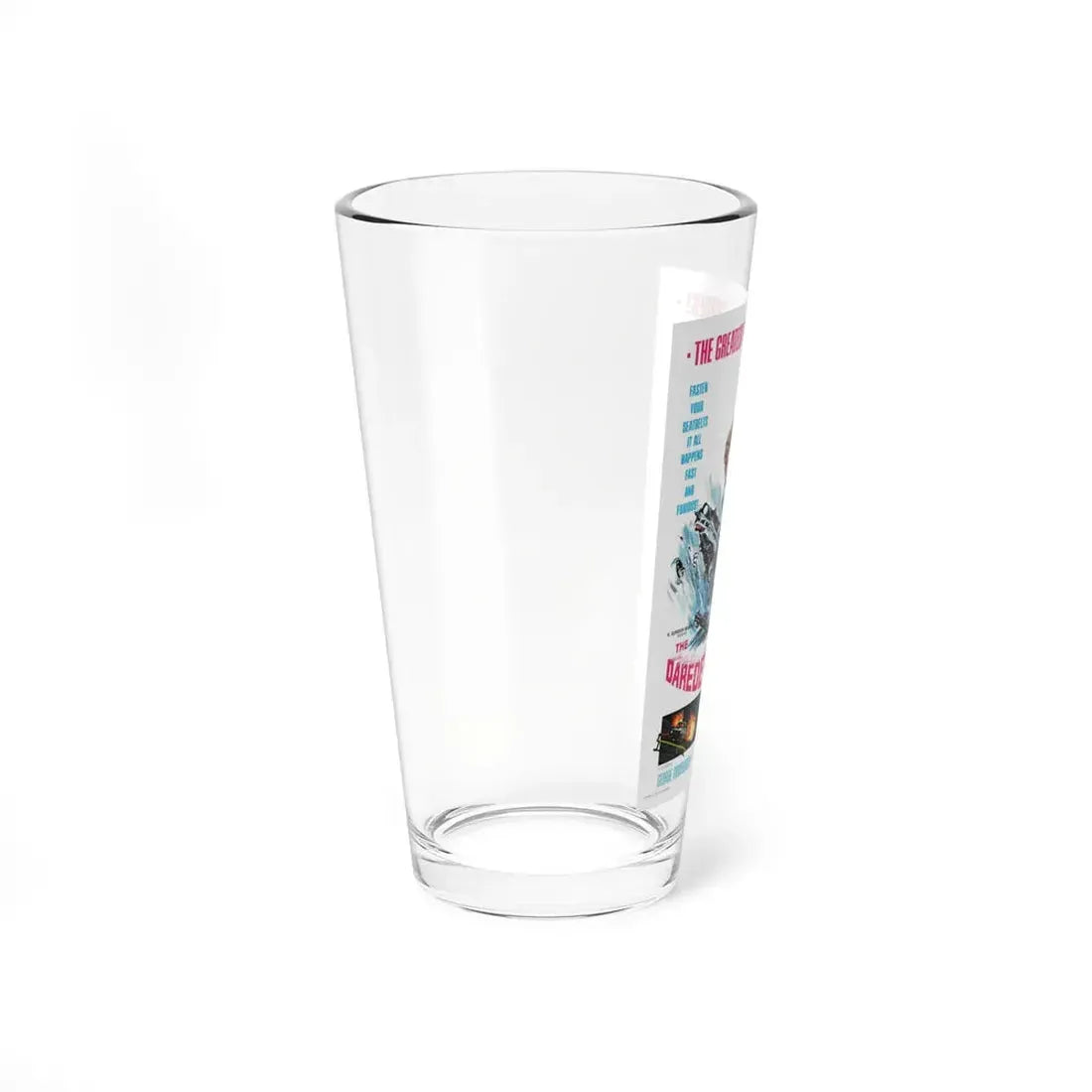 THE DAREDEVIL 1972 Movie Poster - Pint Glass 16oz - Go Mug Yourself