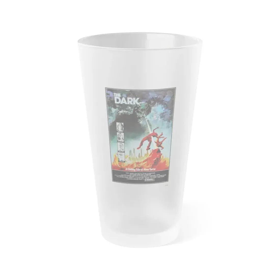 THE DARK 1979 Movie Poster - Frosted Pint Glass 16oz 16oz Frosted - Go Mug Yourself