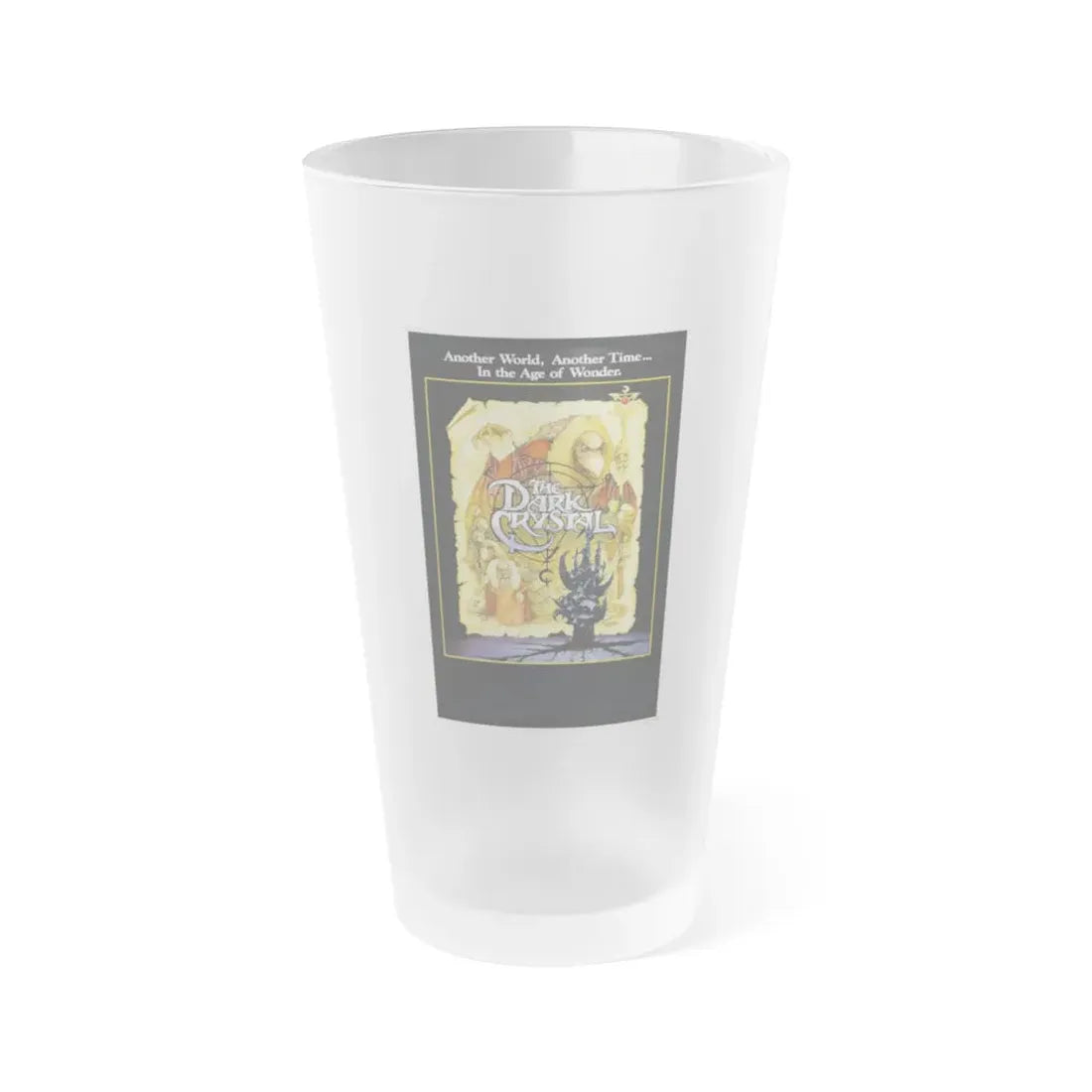 THE DARK CRYSTAL 1982 Movie Poster - Frosted Pint Glass 16oz 16oz Frosted - Go Mug Yourself
