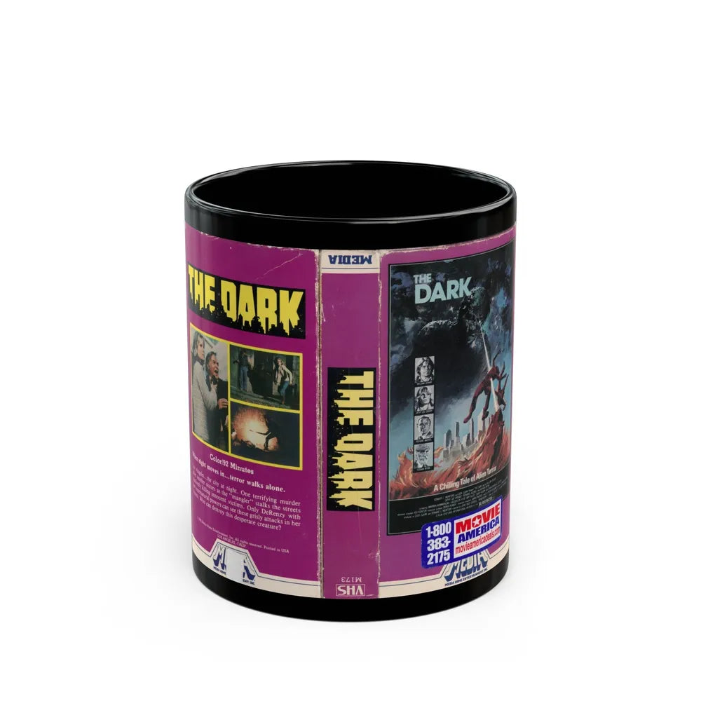 THE DARK (VHS COVER) - Black Coffee Mug-11oz-Go Mug Yourself