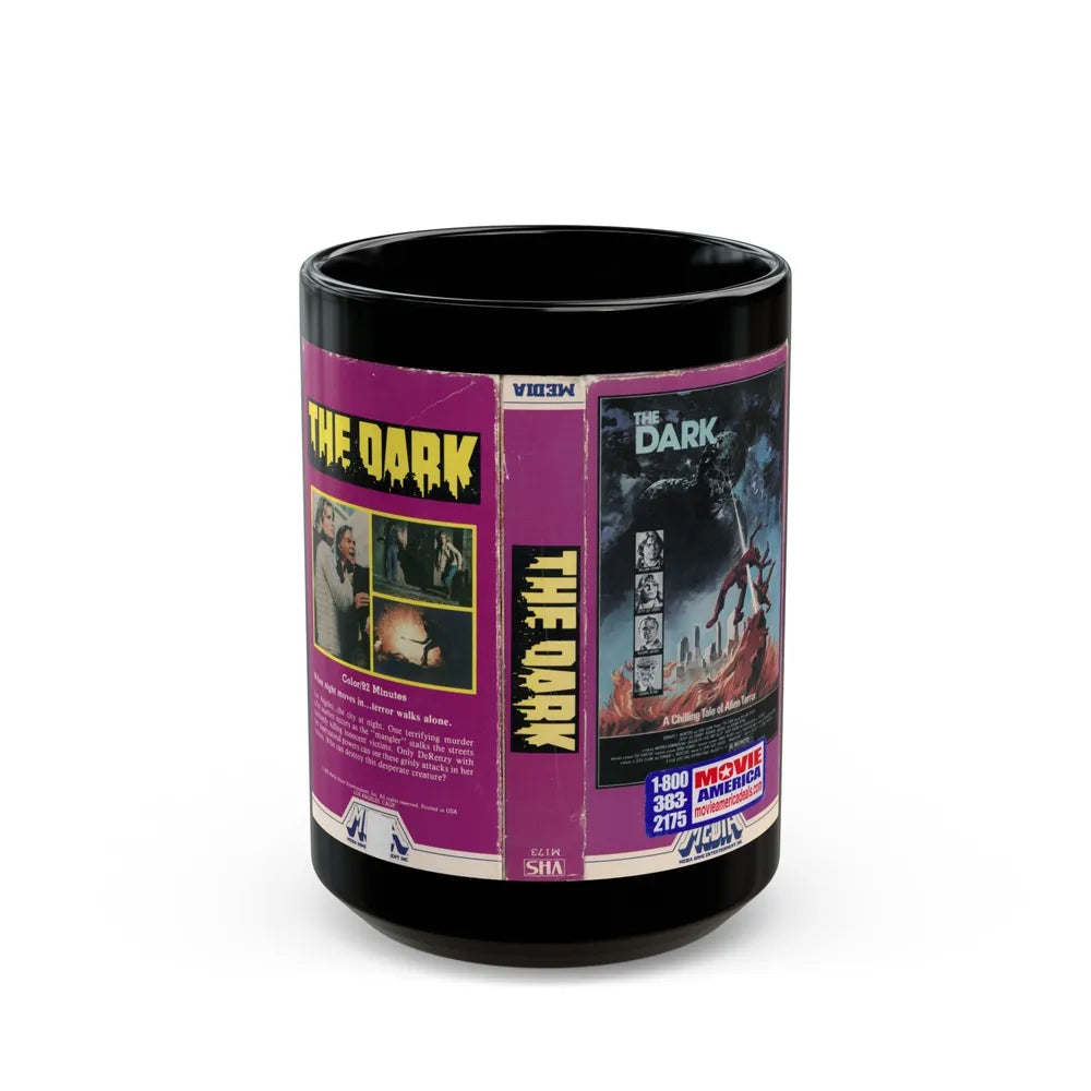THE DARK (VHS COVER) - Black Coffee Mug-15oz-Go Mug Yourself