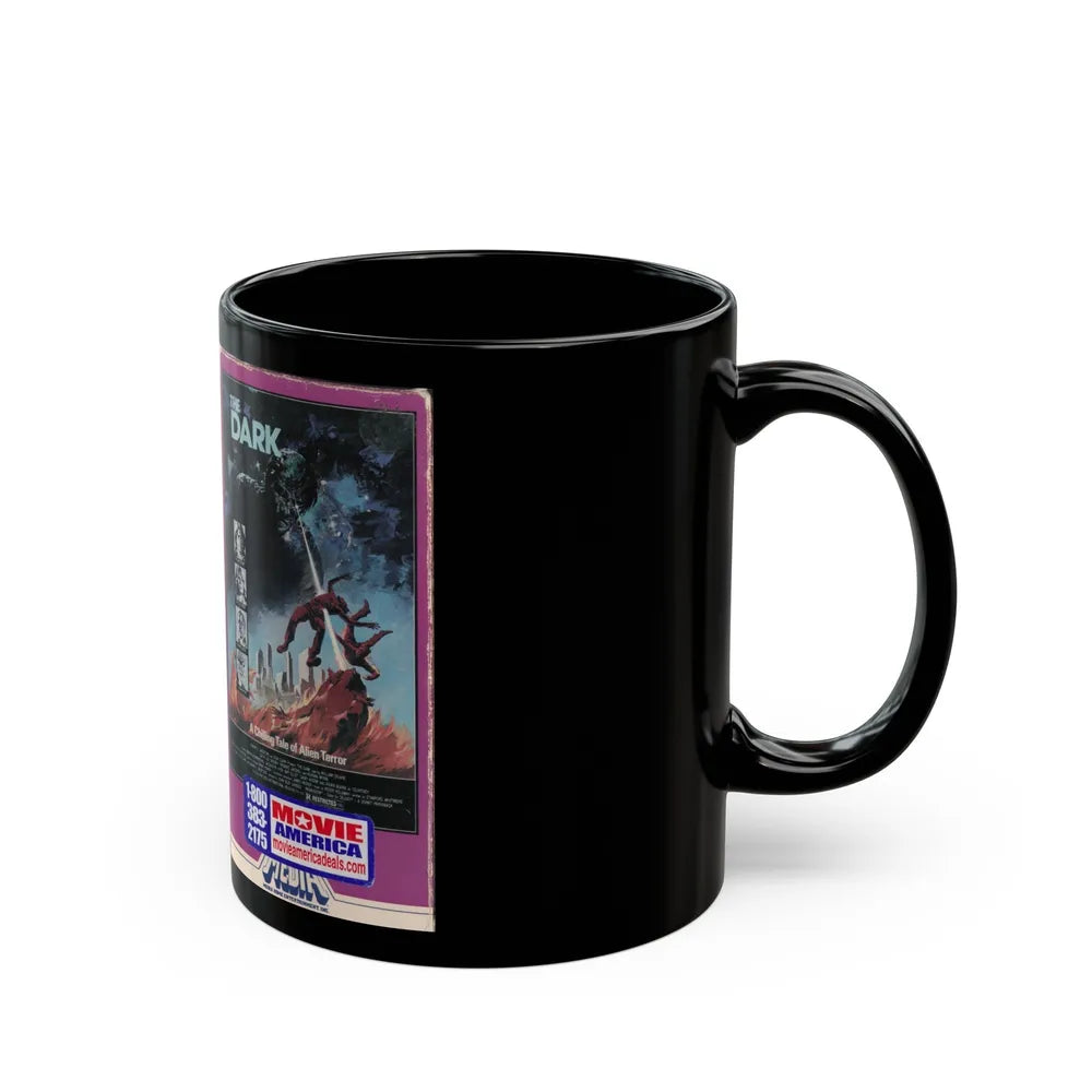 THE DARK (VHS COVER) - Black Coffee Mug-Go Mug Yourself