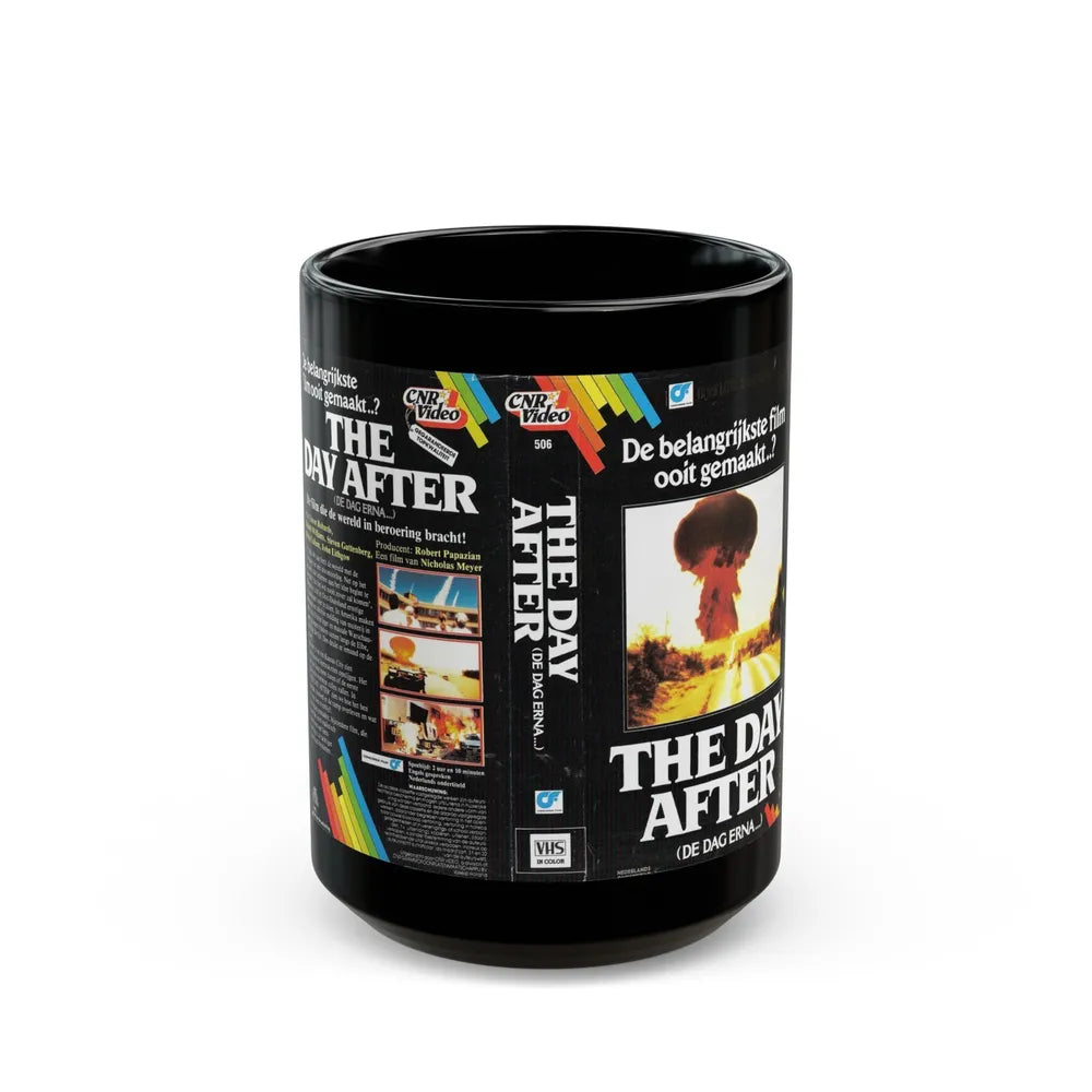 THE DAY AFTER (VHS COVER) - Black Coffee Mug-15oz-Go Mug Yourself