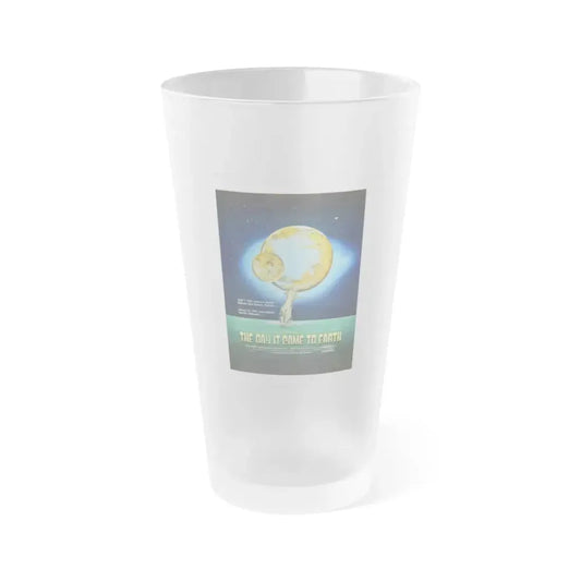 THE DAY IT CAME TO EARTH 1977 Movie Poster - Frosted Pint Glass 16oz 16oz Frosted - Go Mug Yourself