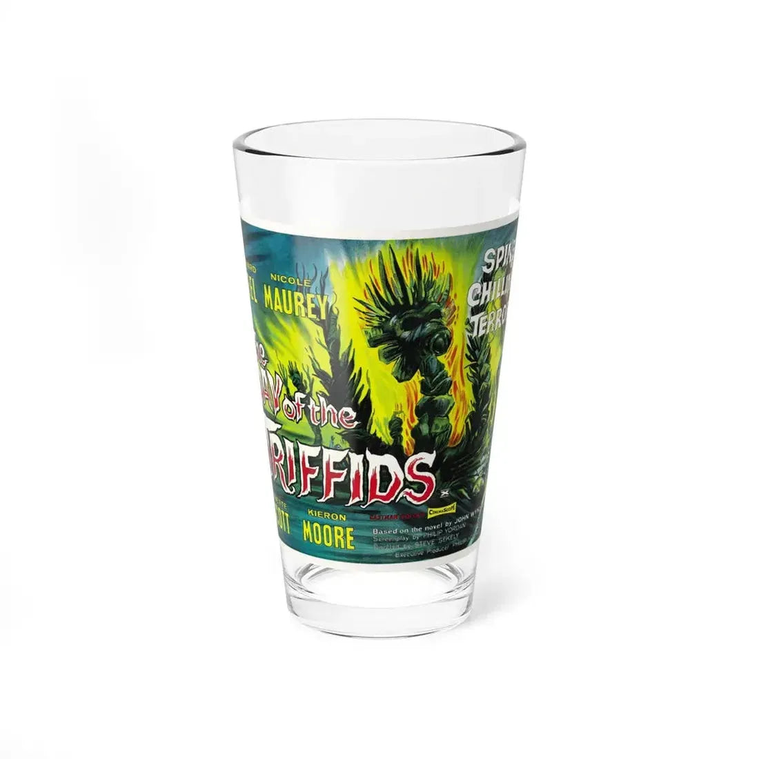 THE DAY OF THE TRIFFIDS (2) 1963 Movie Poster - Pint Glass 16oz 16oz - Go Mug Yourself