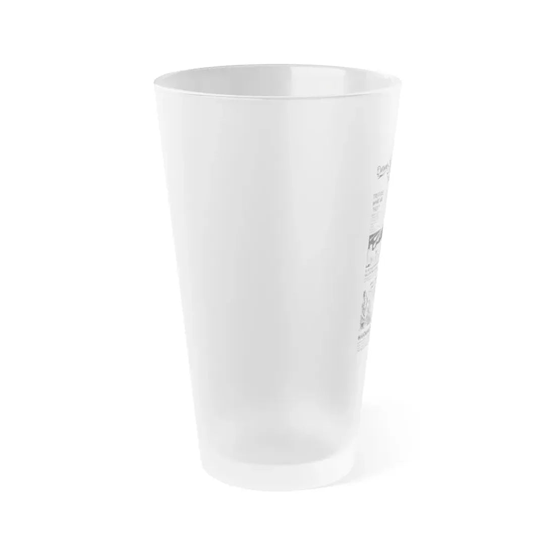 THE DAY OF THE TRIFFIDS (TEASER) 1963 Movie Poster - Frosted Pint Glass 16oz - Go Mug Yourself
