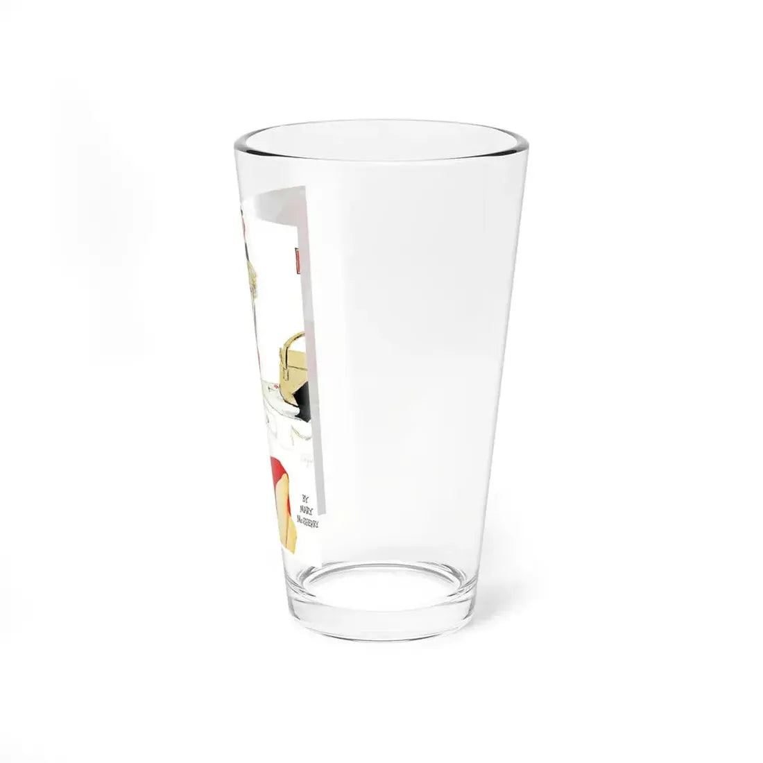 The Day The Budget Ran Away, Good Housekeeping, April 1959 (Magazine Illustration) Pint Glass 16oz - Go Mug Yourself