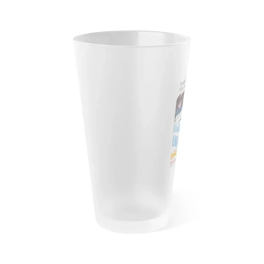 THE DAY THE EARTH FROZE 1959 Movie Poster - Frosted Pint Glass 16oz - Go Mug Yourself