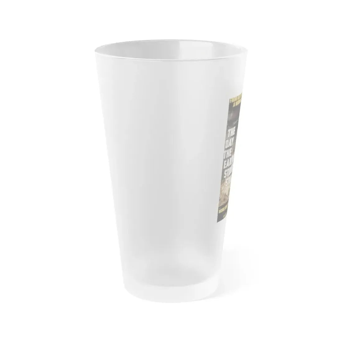 THE DAY THE EARTH STOOD STILL 1951 Movie Poster - Frosted Pint Glass 16oz - Go Mug Yourself