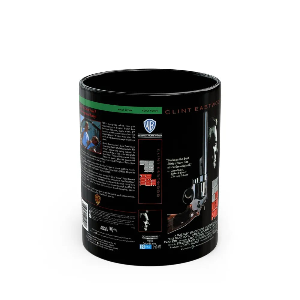 THE DEAD POOL (VHS COVER) - Black Coffee Mug-11oz-Go Mug Yourself