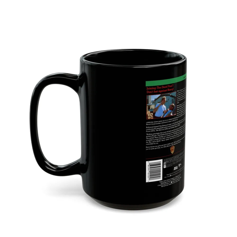 THE DEAD POOL (VHS COVER) - Black Coffee Mug-Go Mug Yourself