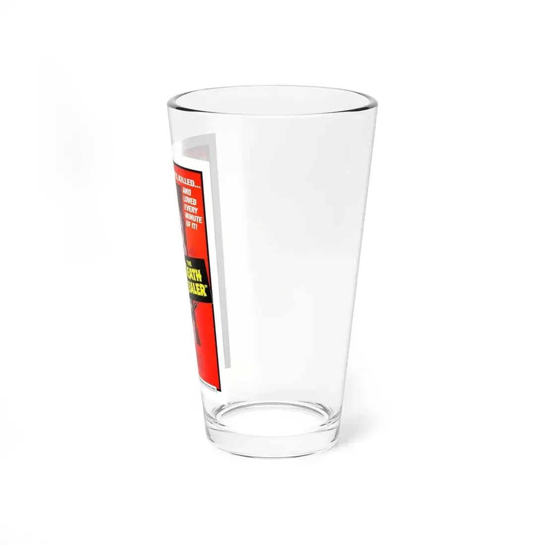 THE DEATH DEALER (ALMOST HUMAN) 1974 Movie Poster - Pint Glass 16oz - Go Mug Yourself