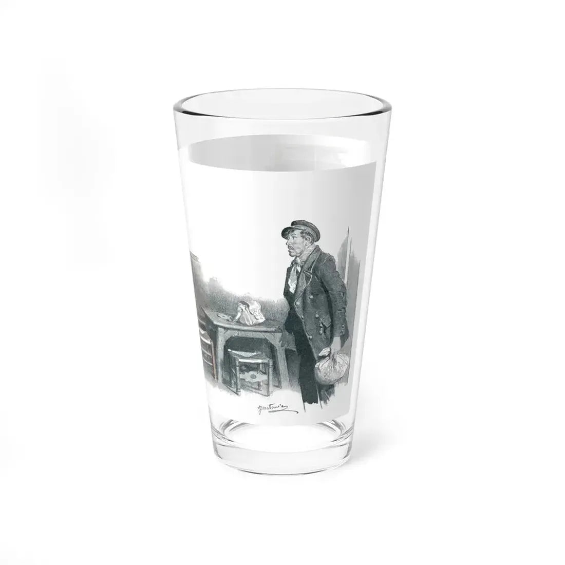 The Death Post by P.C. Wren (1), the Help Yourself Annual, 1931 (Magazine Illustration) Pint Glass 16oz - Go Mug Yourself