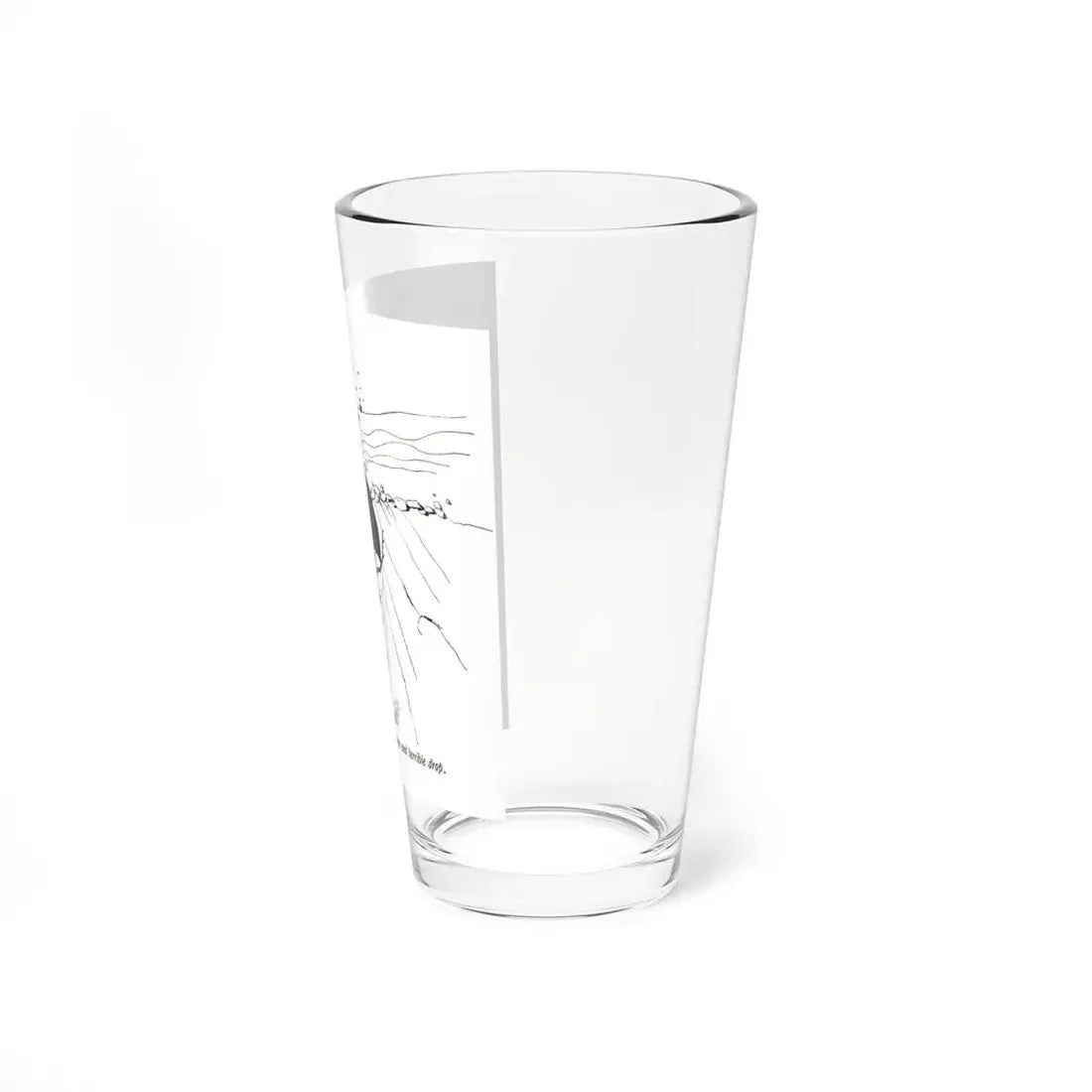 The Death Wish (3), Cosmopolitan, February 1953 (Magazine Illustration) Pint Glass 16oz - Go Mug Yourself