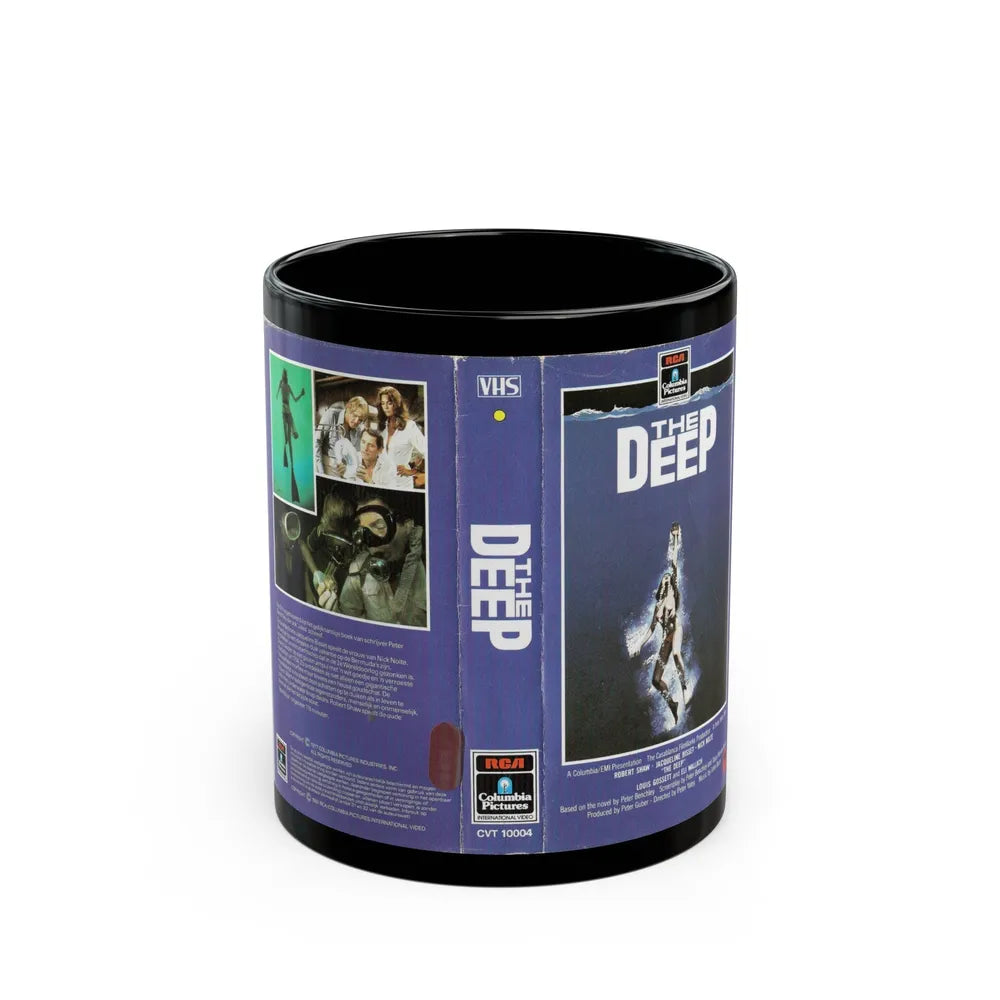 THE DEEP (VHS COVER) - Black Coffee Mug-11oz-Go Mug Yourself
