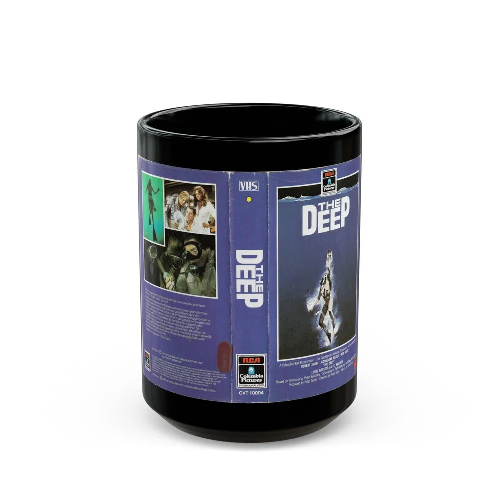 THE DEEP (VHS COVER) - Black Coffee Mug-15oz-Go Mug Yourself