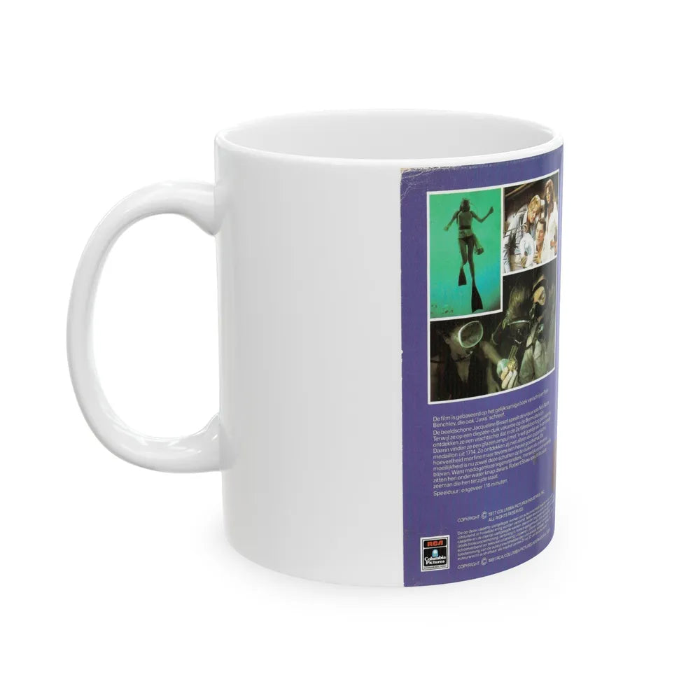 THE DEEP (VHS COVER) - White Coffee Mug-Go Mug Yourself