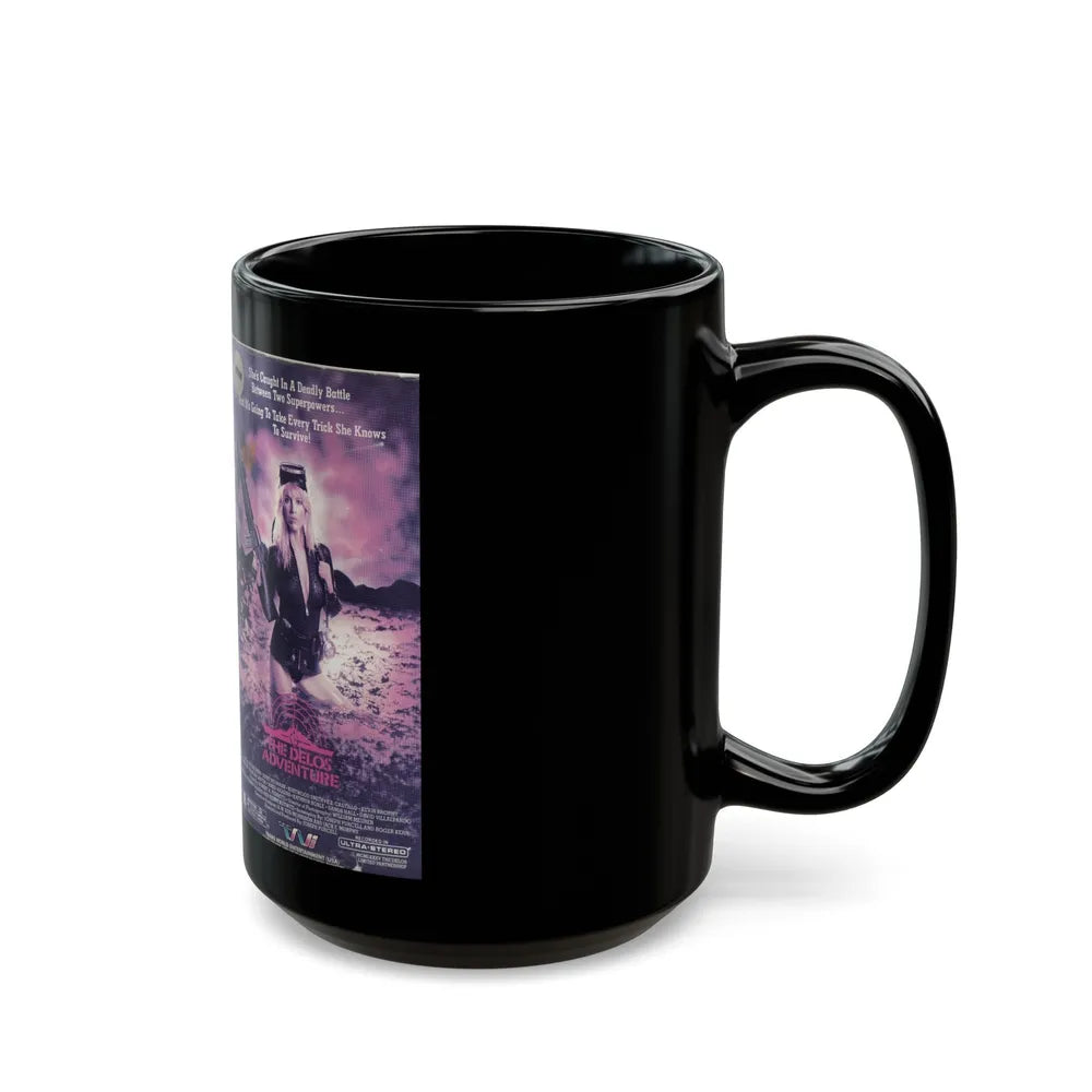 THE DELOS ADVENTURE (VHS COVER) - Black Coffee Mug-Go Mug Yourself