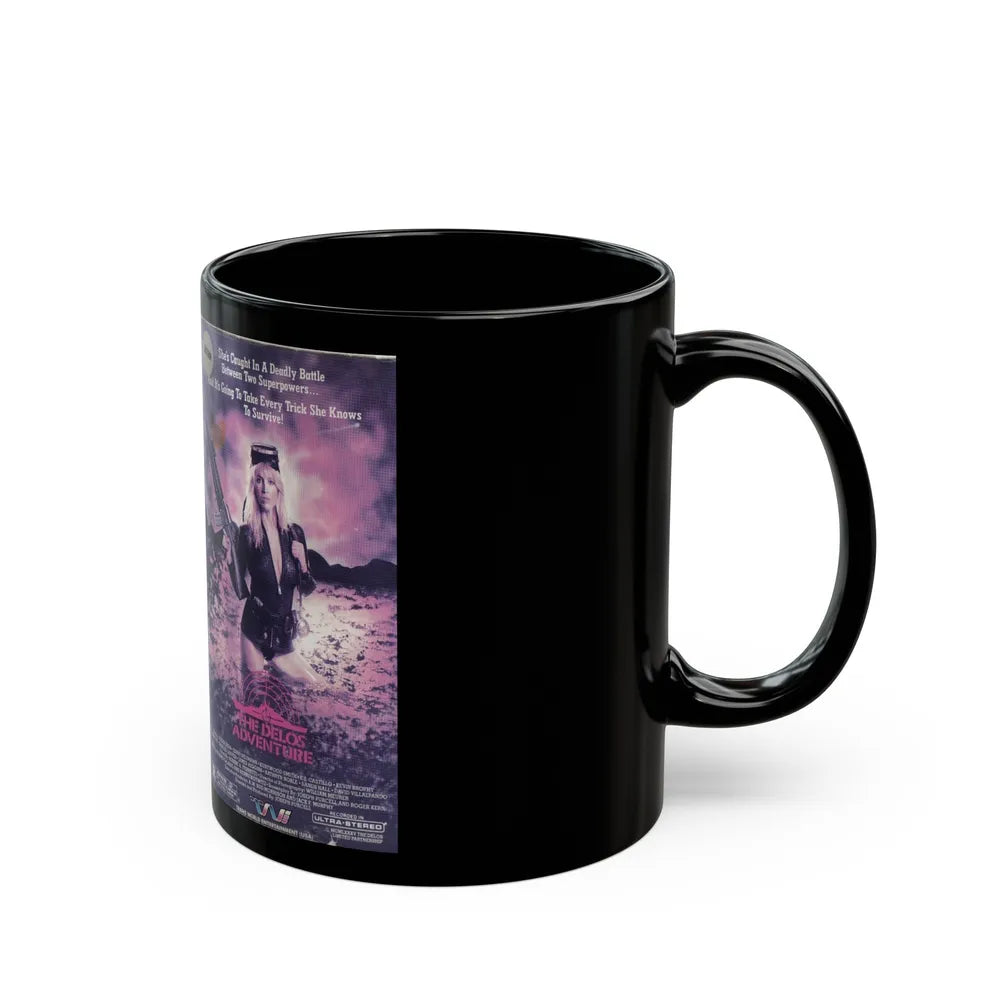 THE DELOS ADVENTURE (VHS COVER) - Black Coffee Mug-Go Mug Yourself
