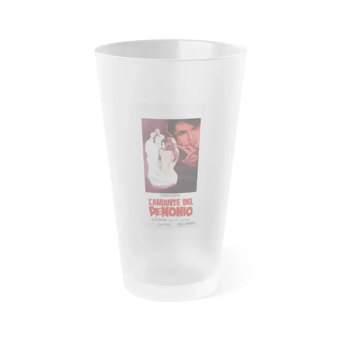THE DEMON LOVER (ITALIAN) 1977 Movie Poster - Frosted Pint Glass 16oz 16oz Frosted - Go Mug Yourself