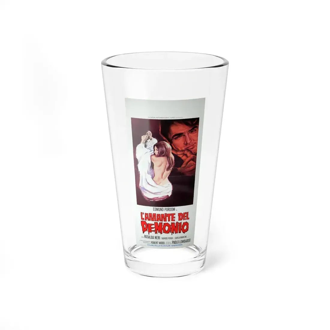THE DEMON LOVER (ITALIAN) 1977 Movie Poster - Pint Glass 16oz 16oz - Go Mug Yourself