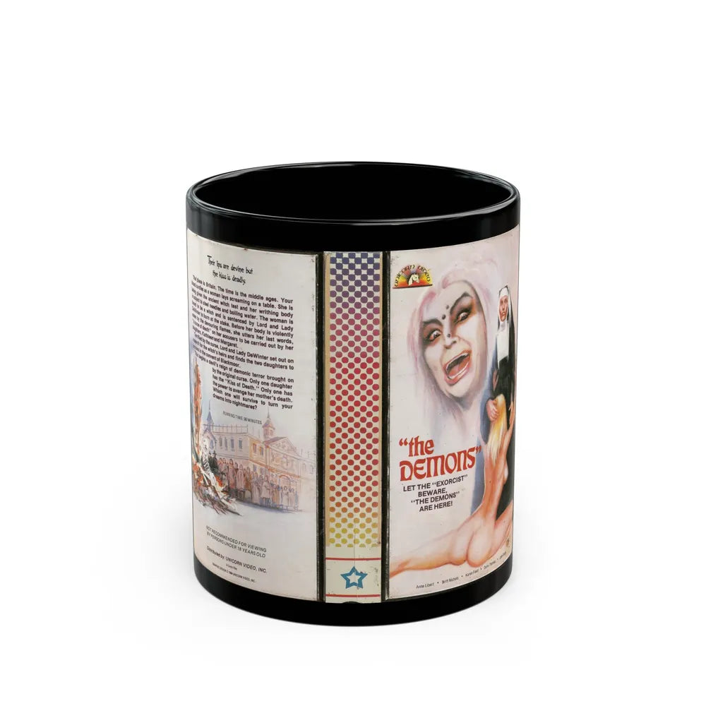 THE DEMONS (VHS COVER) - Black Coffee Mug-11oz-Go Mug Yourself