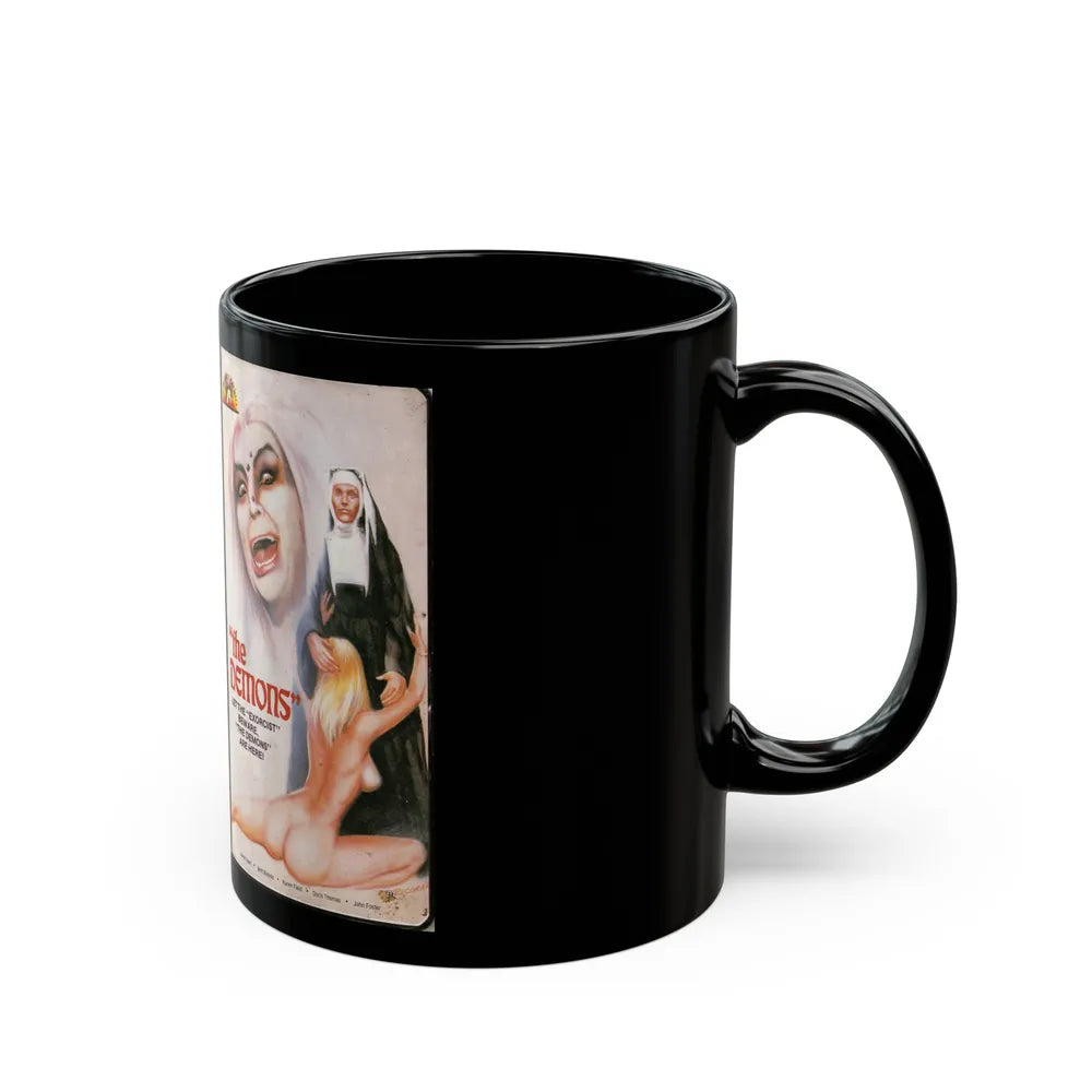 THE DEMONS (VHS COVER) - Black Coffee Mug-Go Mug Yourself