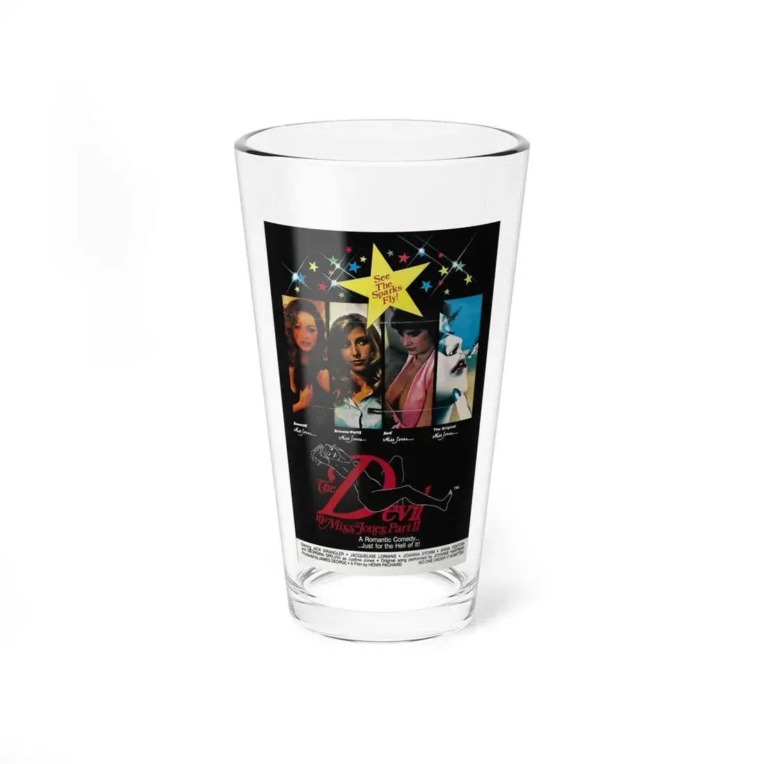 THE DEVIL IN MISS JONES II 1982 Movie Poster - Pint Glass 16oz 16oz - Go Mug Yourself