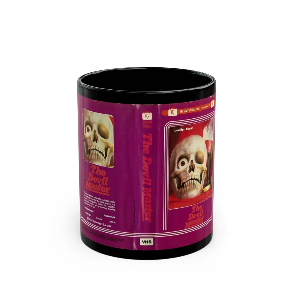 THE DEVIL MASTER (VHS COVER) - Black Coffee Mug-11oz-Go Mug Yourself