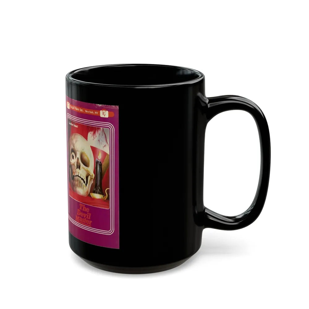 THE DEVIL MASTER (VHS COVER) - Black Coffee Mug-Go Mug Yourself