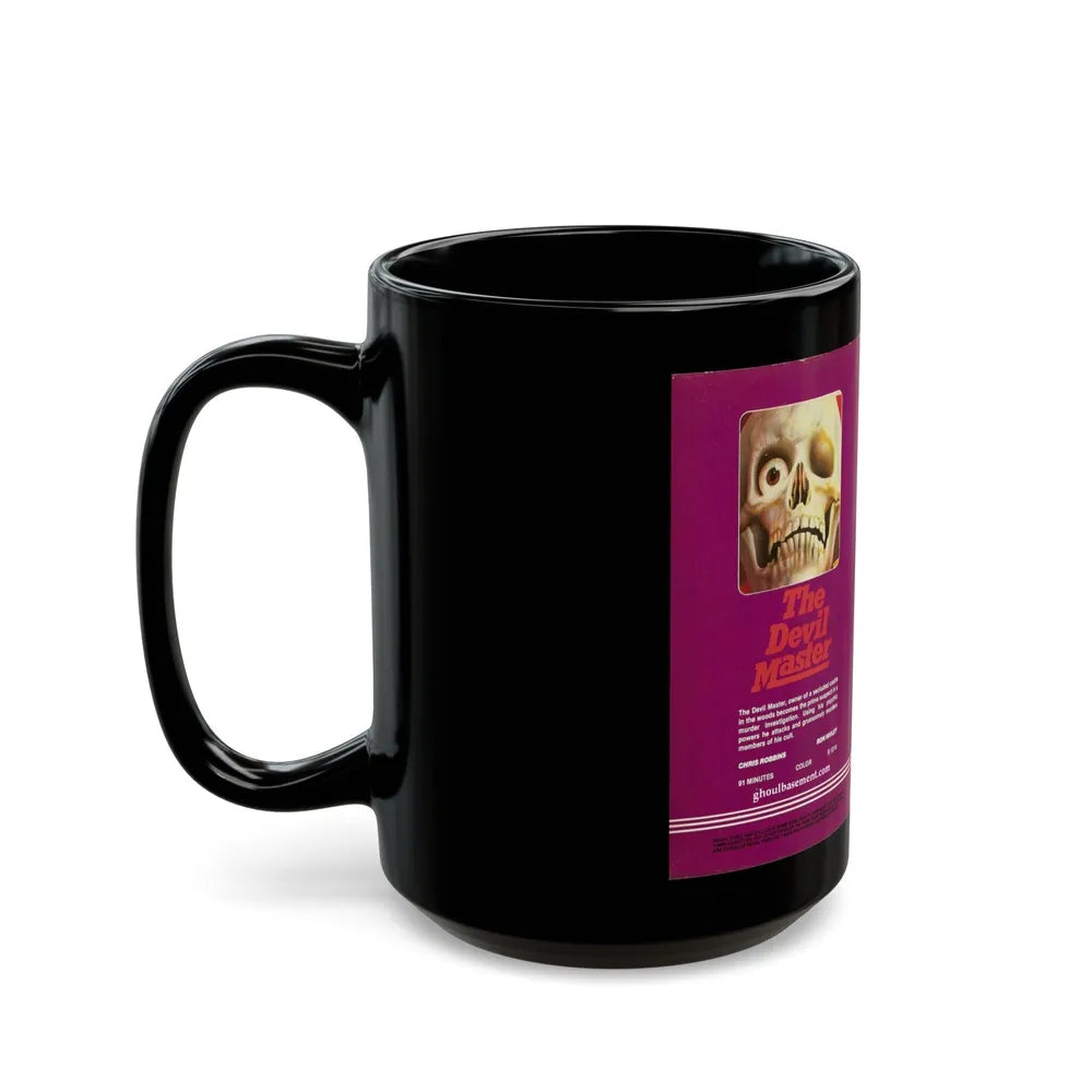 THE DEVIL MASTER (VHS COVER) - Black Coffee Mug-Go Mug Yourself