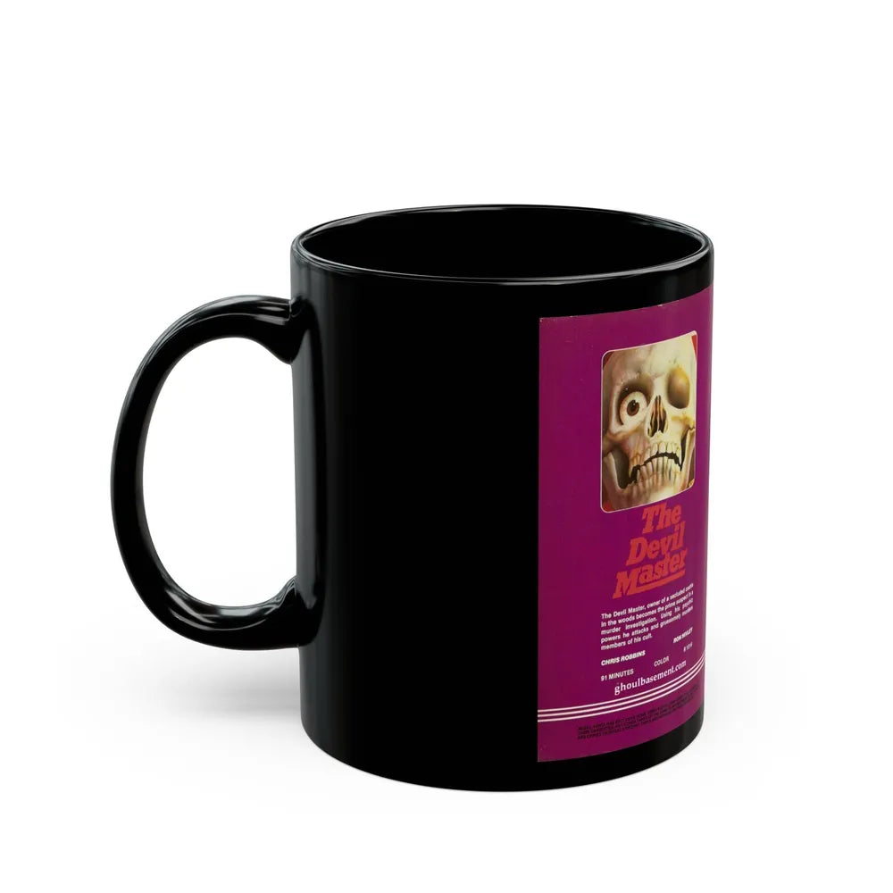 THE DEVIL MASTER (VHS COVER) - Black Coffee Mug-Go Mug Yourself