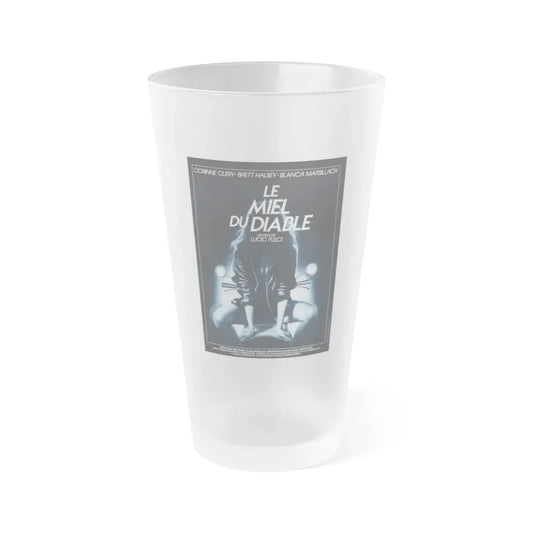 THE DEVIL'S HONEY (FRENCH) 1986 Movie Poster - Frosted Pint Glass 16oz 16oz Frosted - Go Mug Yourself