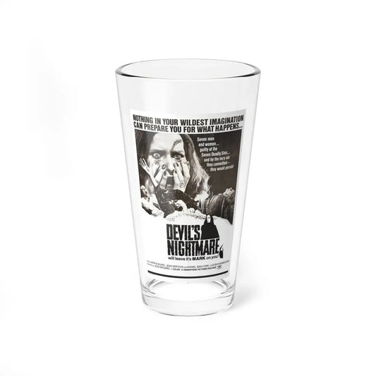 THE DEVIL'S NIGHTMARE 1971 Movie Poster - Pint Glass 16oz 16oz - Go Mug Yourself