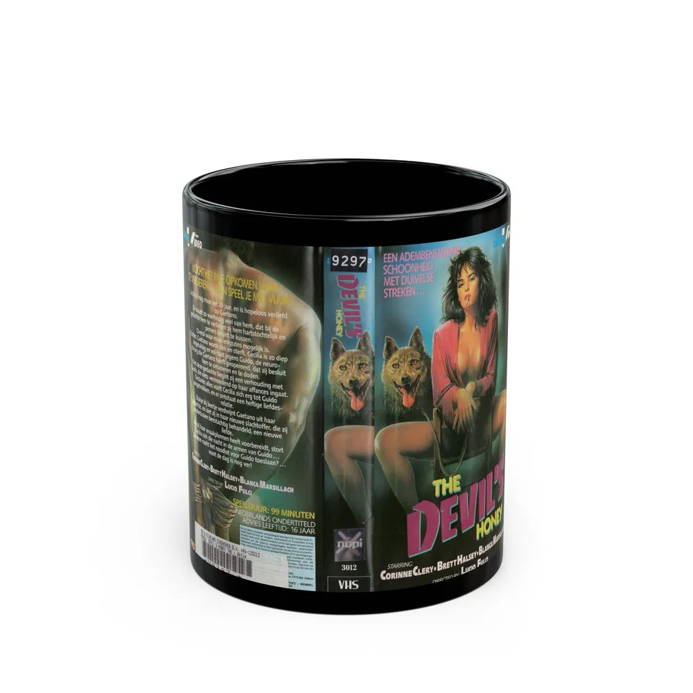 THE DEVILS HONEY (VHS COVER) - Black Coffee Mug-11oz-Go Mug Yourself