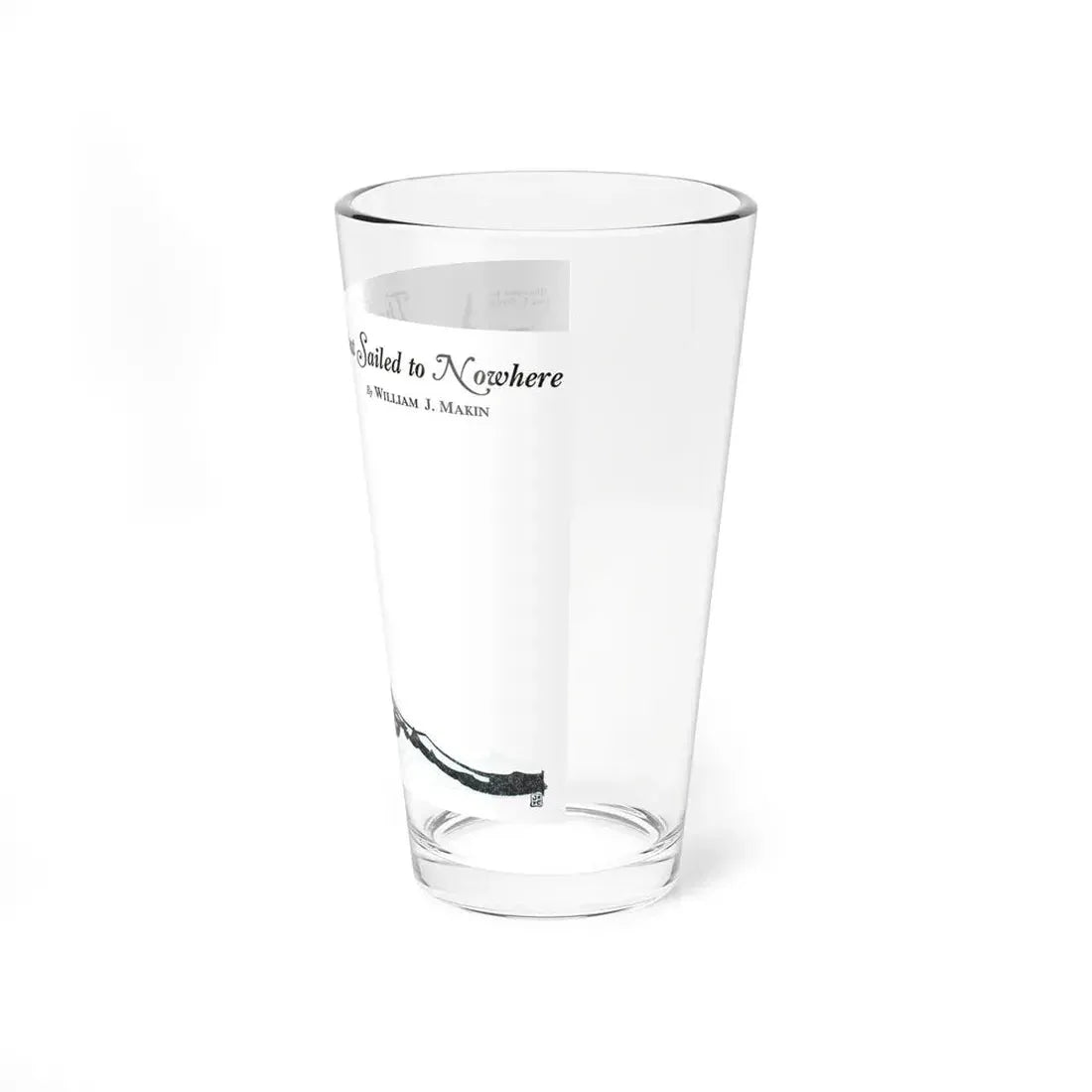 The Dhow that Sailed to Nowhere (1), Bluebook, January 1933 (Magazine Illustration) Pint Glass 16oz - Go Mug Yourself