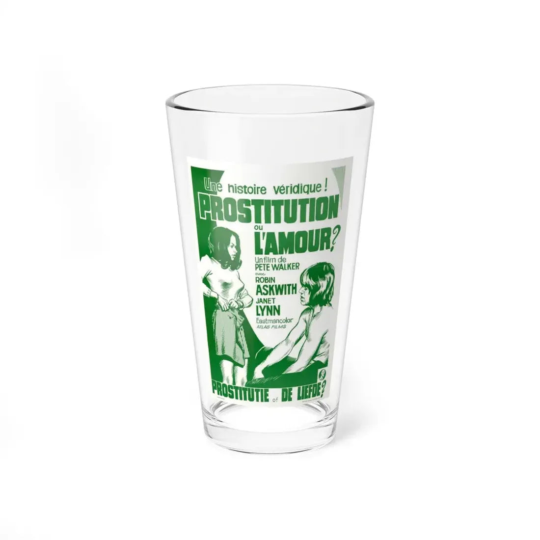 THE DIRTIEST GIRL I'VE EVER MET (BELGIAN) 1970 Movie Poster - Pint Glass 16oz 16oz - Go Mug Yourself