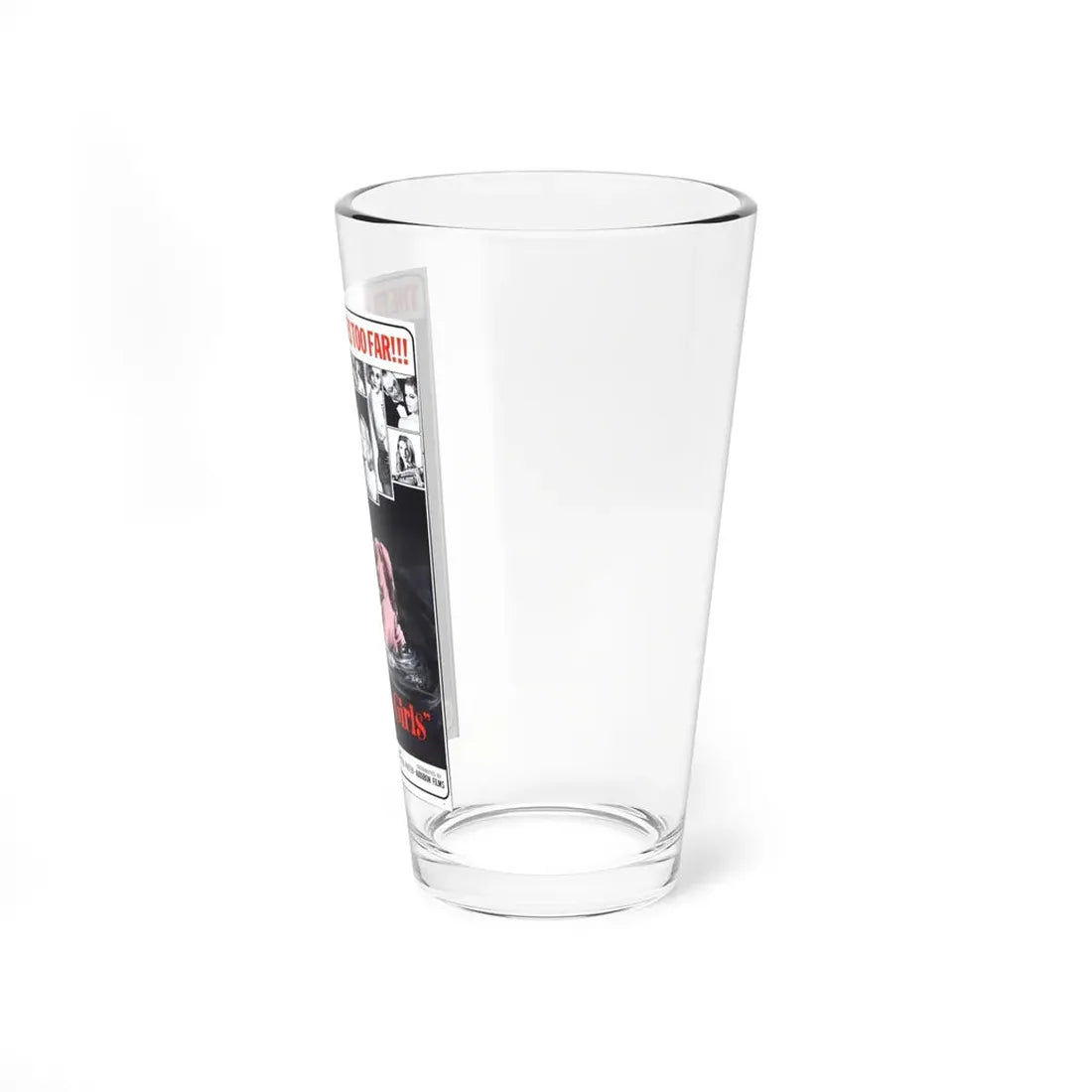 THE DIRTY GIRLS 1965 Movie Poster - Pint Glass 16oz - Go Mug Yourself
