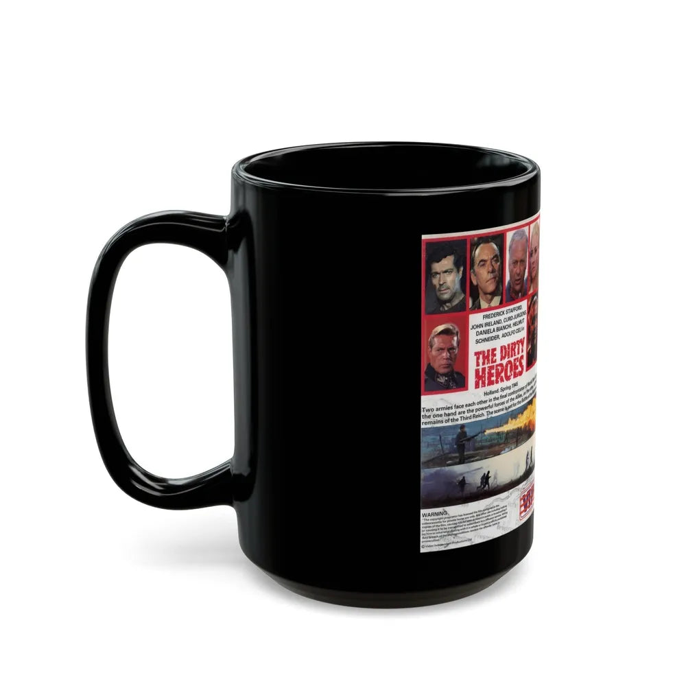 THE DIRTY HEROES (VHS COVER) - Black Coffee Mug-Go Mug Yourself