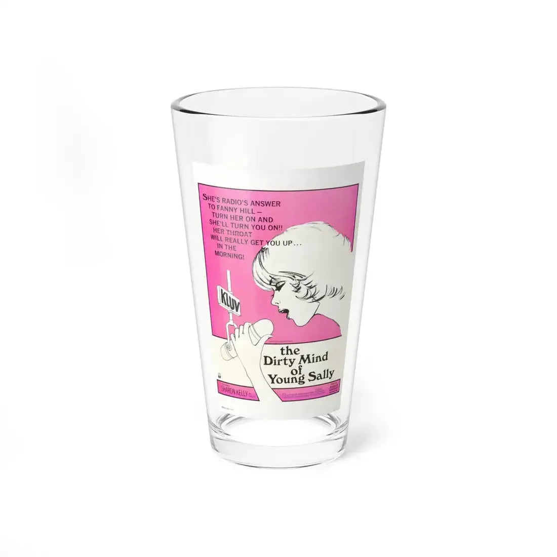 THE DIRTY MIND OF YOUNG SALLY 1973 Movie Poster - Pint Glass 16oz 16oz - Go Mug Yourself